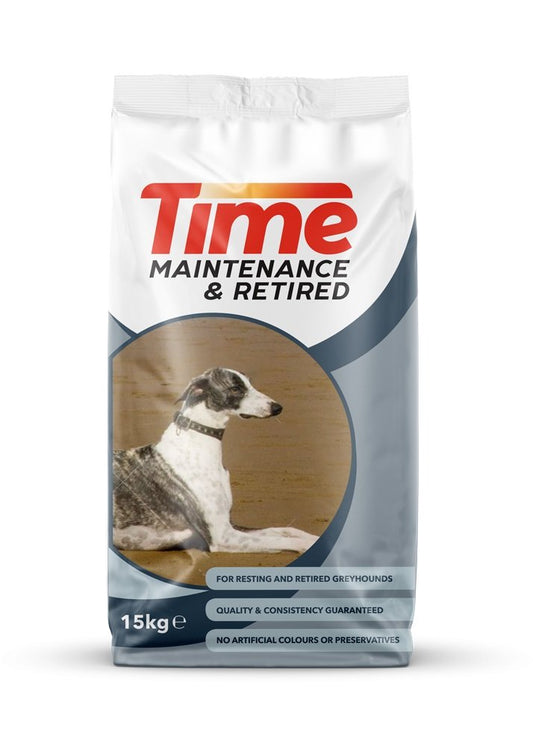 Time Greyhound Maintenance & Retired Dog Food 15kg