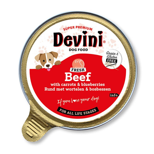 Devini Beef For Dogs 85g - x12