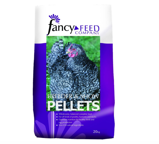 Fancy Feed Company Breeder and Show Pellets Complete Poultry Feed 20 kg