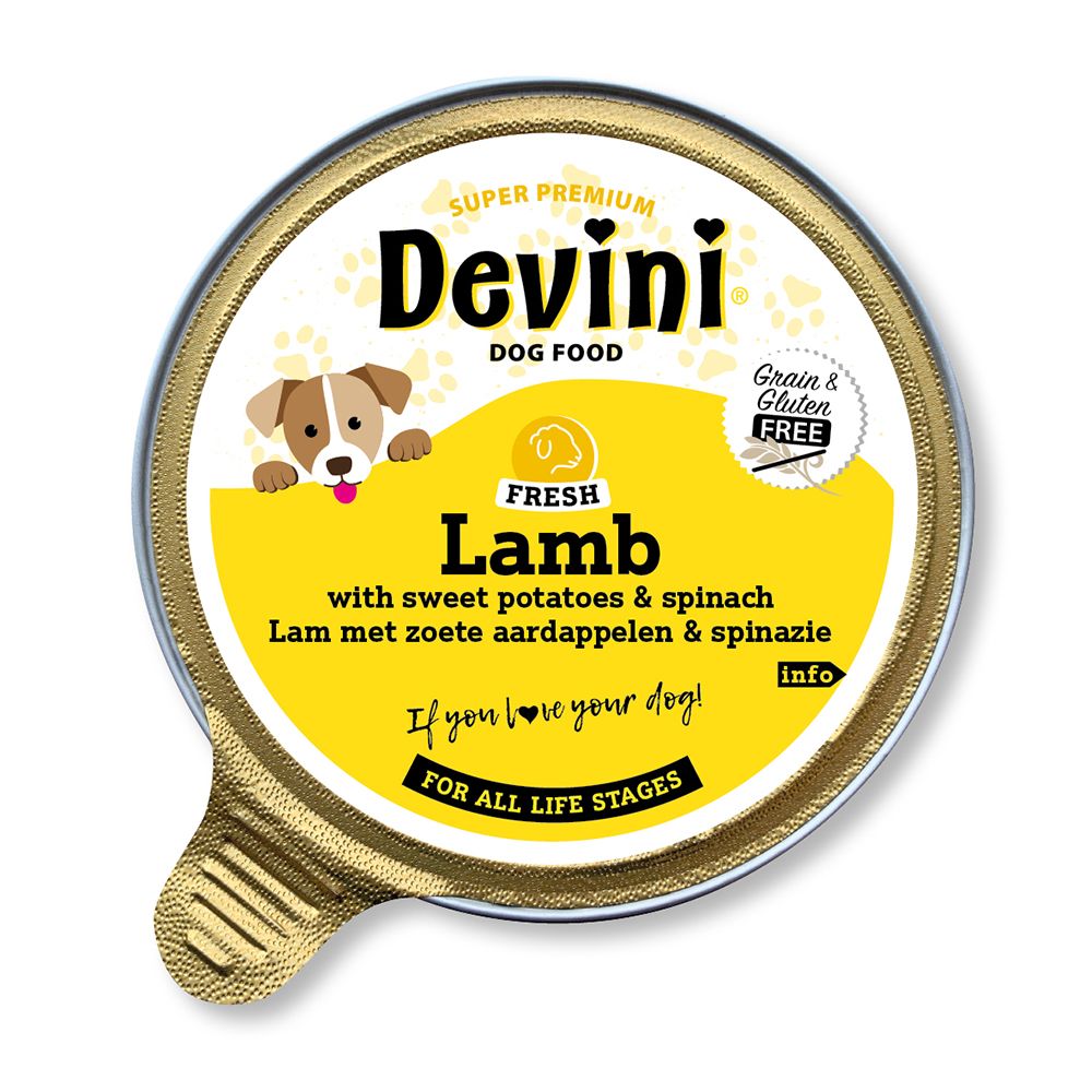Devini Lamb For Dogs 85g - x12