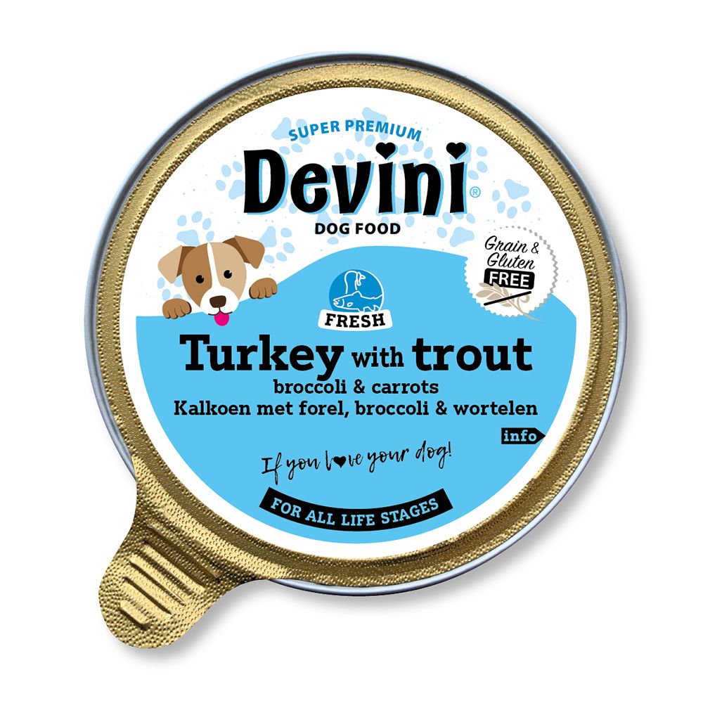 Devini Turkey & Trout For Dogs 85g