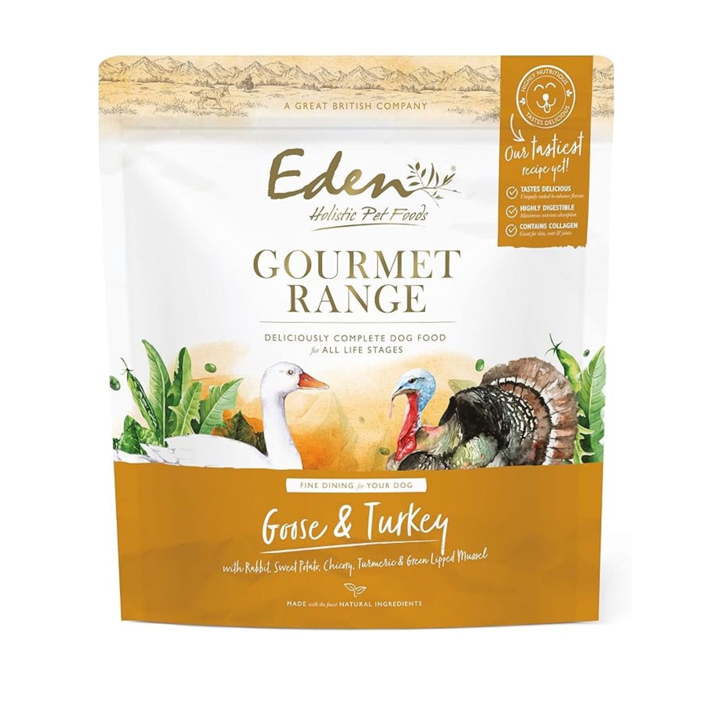 Eden Gourmet Goose & Turkey with Rabbit 2kg