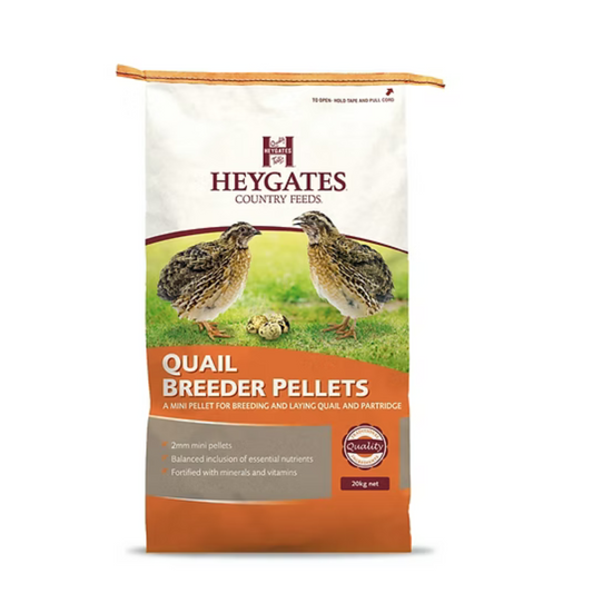 Heygates Quail & Partridge Breeder Layers Pellets 20kg