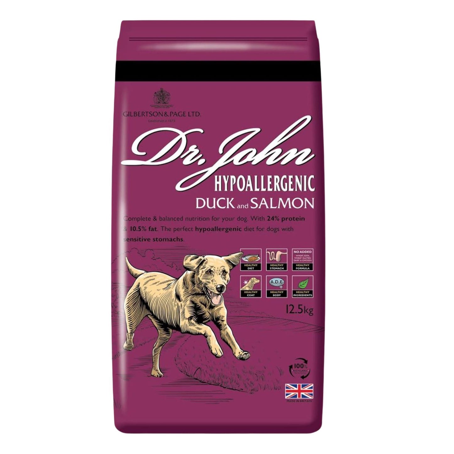 Dr. John Hypoallergenic Duck & Salmon 12.5Kg
