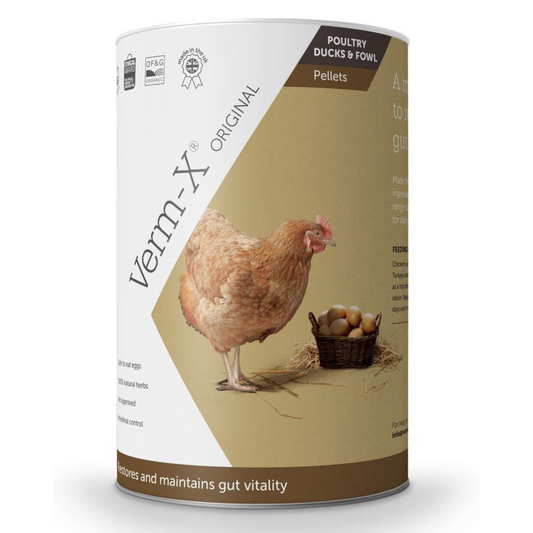 Verm-X Original Pellets For Poultry, Ducks and Fowl 750g
