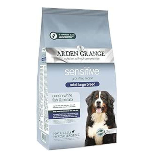 Arden Grange Sensitive Adult Large Breed White Fish & Potatoes 2kg