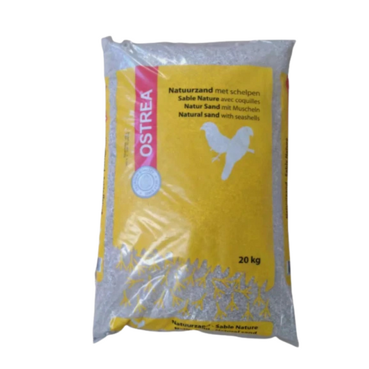 JonDo Ostrea Bird Sand Crushed Oyster Shell Grit Budgie Canary Aviary 25kg