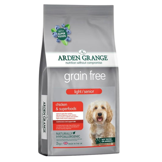 Arden Grange Grain Free Light/Senior Chicken & Superfoods 2kg