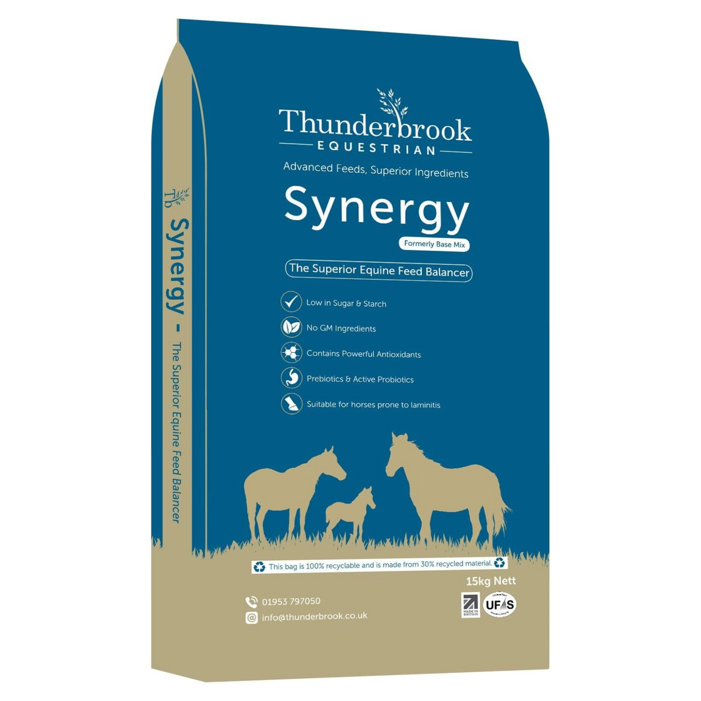 Thunderbrook Synergy Equestrian Base Mix 15kg
