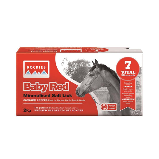 Rockies Red Mineral Salt Lick 10kg 2pack