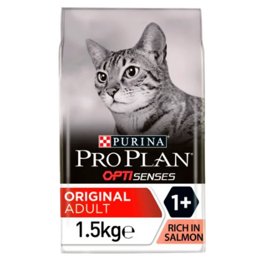 PURINA PRO PLAN | Optisenses Adult Dry Cat Food Salmon - 1.5kg