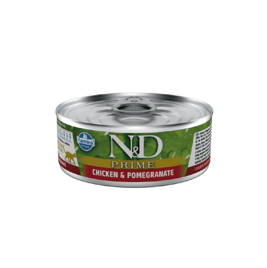 N&D Natural & Delicious Cat Chicken & Pomegranate 70g - 24 x 70g