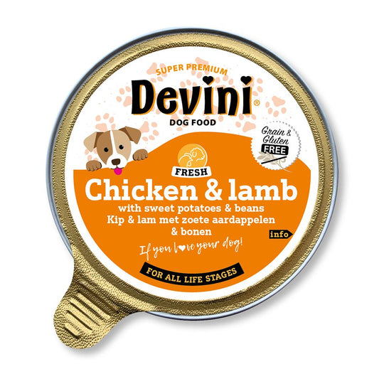 Devini Chicken & Lamb For Dogs 85g - x1
