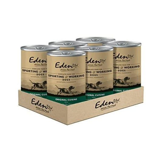 Eden Holistic Pet Foods Wet dog Food Sporting & Working Original Cuisine  6x 400g