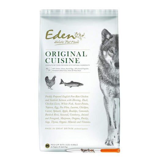 Medium Kibble Eden 80/20 Original Cuisine Dry Dog Food 2kg