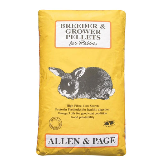Allen & Page Rabbit Breeder Grower Pellets Complete Dry 20 kg